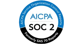 SOC 2 certified logo.