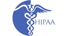 HIPAA logo.